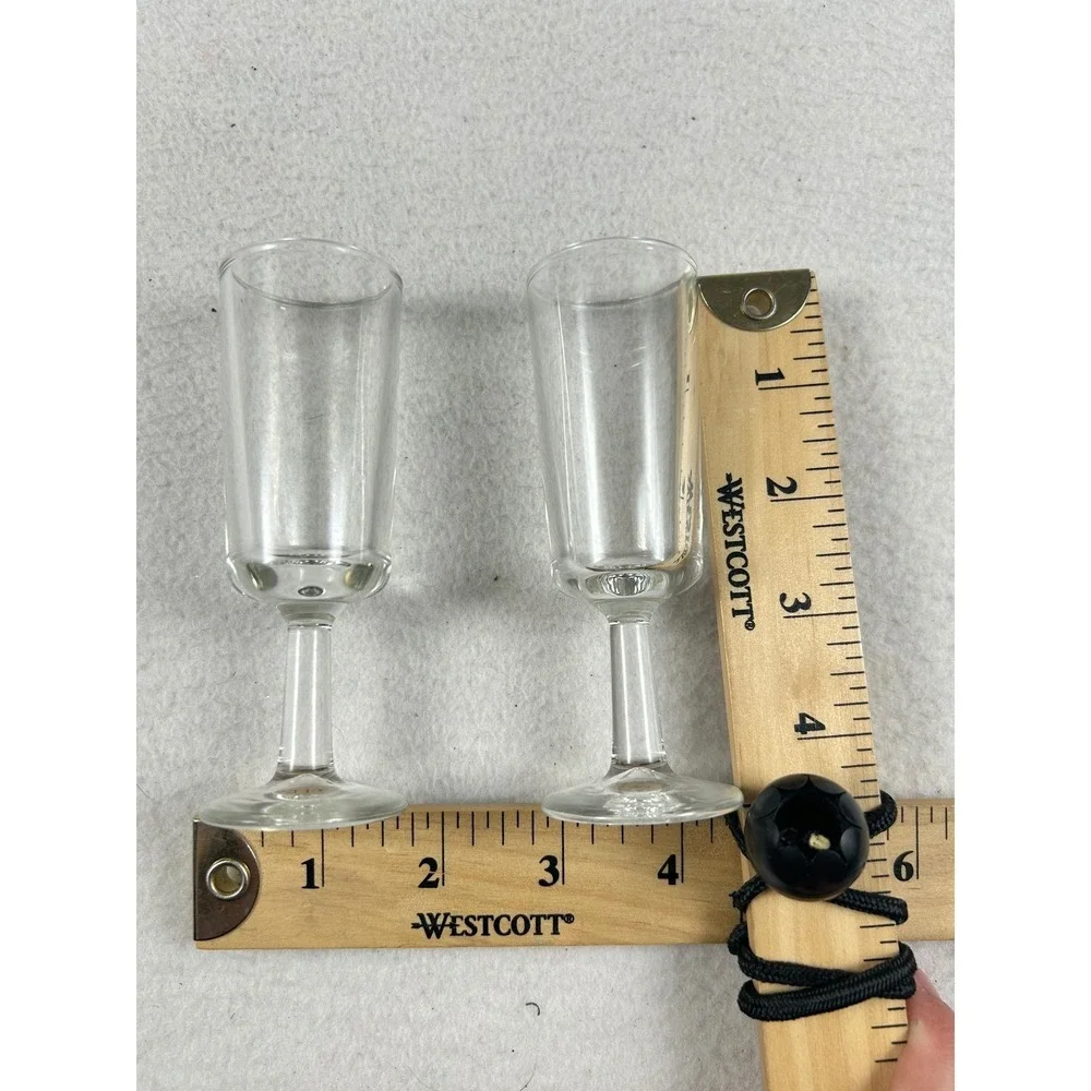 Unbranded Assorted Glassware Set Clear Vintage Elegant Barware Cordial Glasses